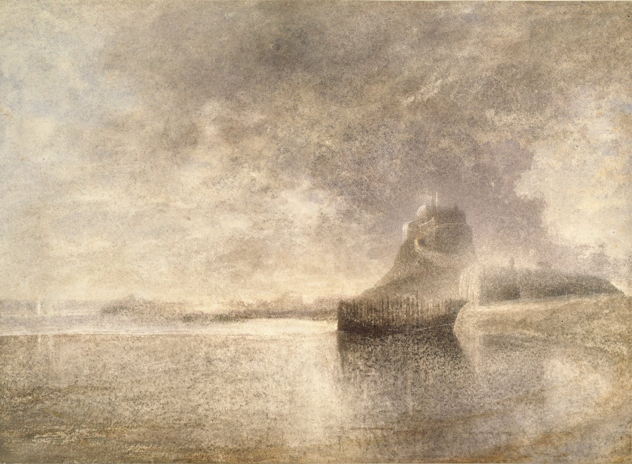 圣岛城堡，诺森比亚，c1882-3 作者 阿尔弗雷德·威廉·亨特