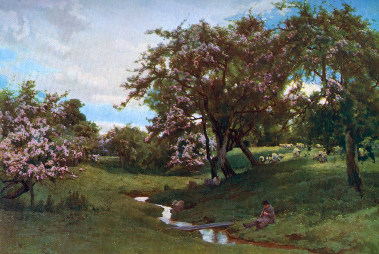 ``当大自然把万物画成同性恋时，1887年，1912年。 作者 阿尔弗雷德·威廉·帕森斯