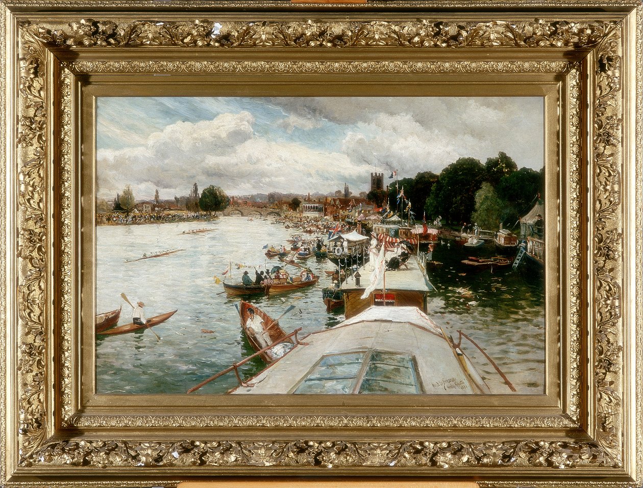 Henley Regatta，1881 作者 阿尔弗雷德·布良斯基