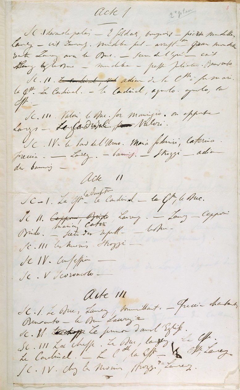 精确的&39;Lorenzaccio&39;由Alfred de Musset（1810-57）1834年绘制 作者 阿尔弗雷德·德·穆塞特