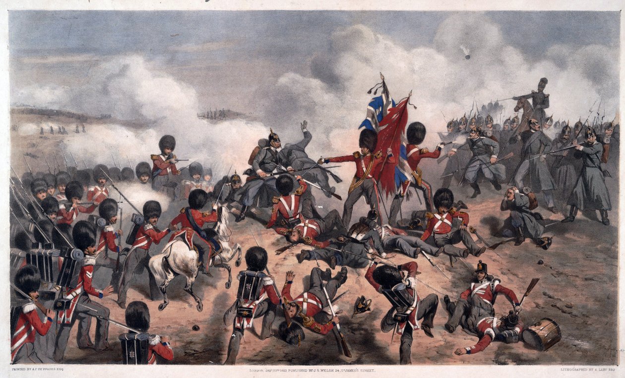 Scene from the Battle of the Alma on September 20 作者 阿尔弗雷德·德普拉德