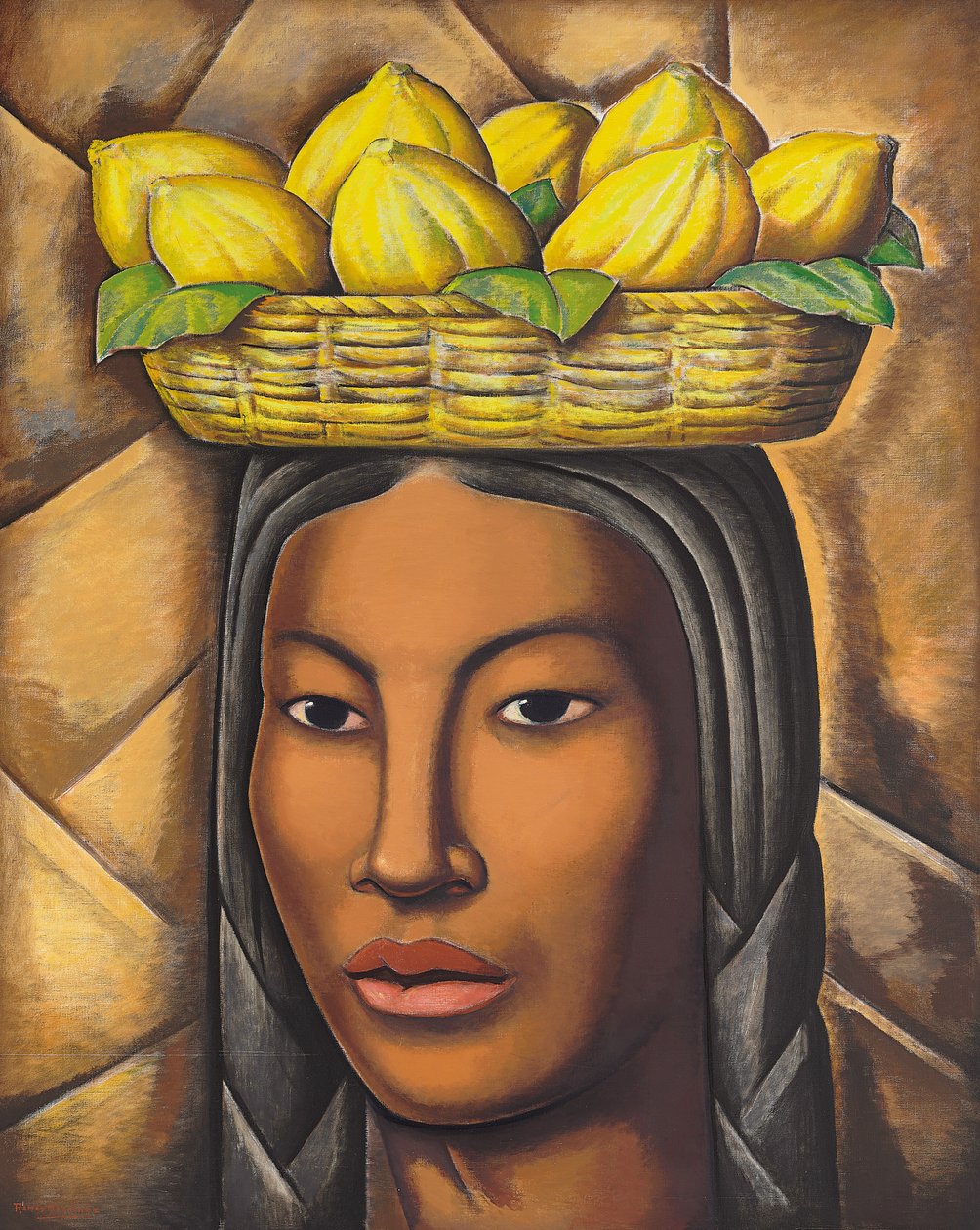 印度》，约 1936 年（布面油画） 作者 阿尔弗雷多·拉莫斯·马丁内斯