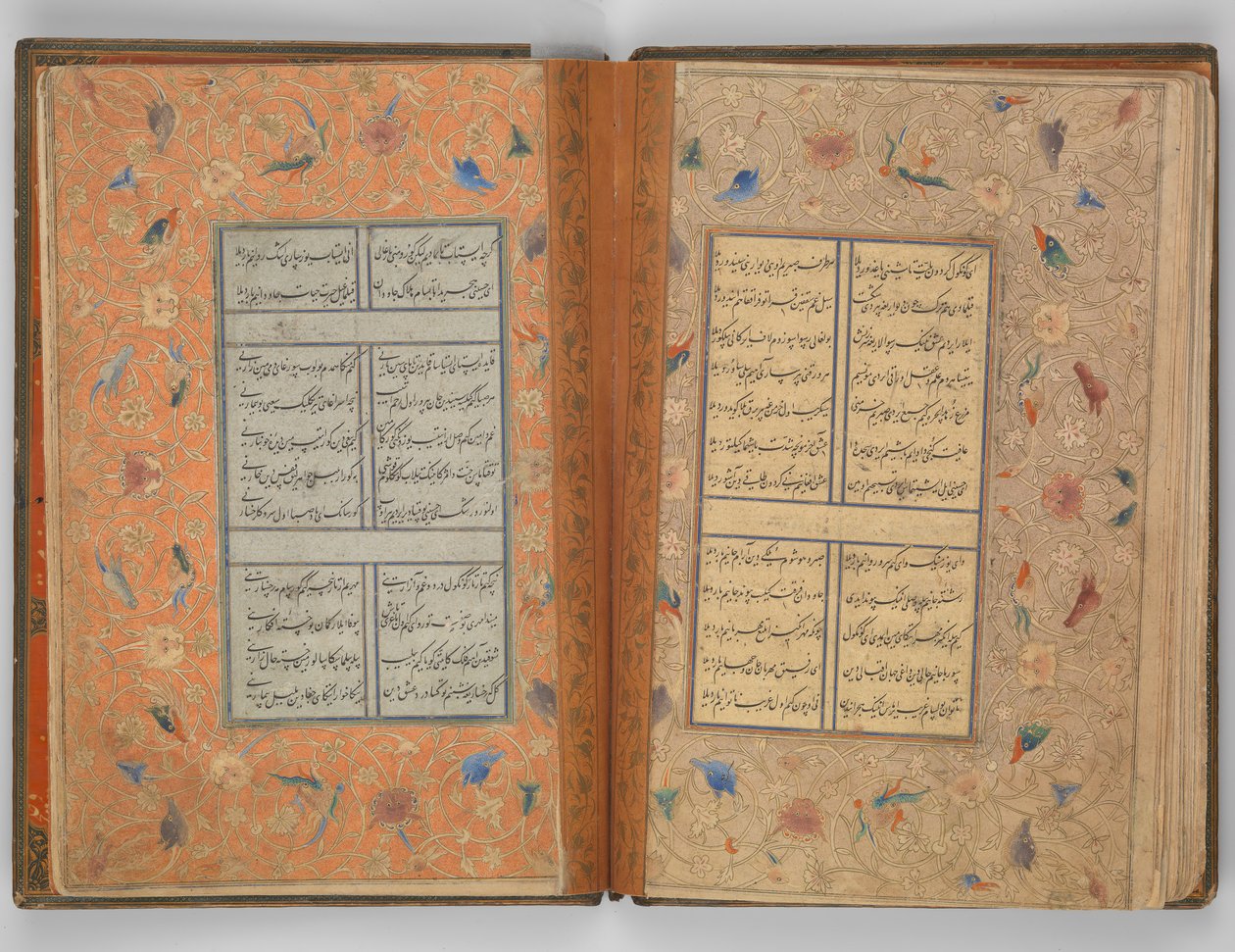 Husayn Baiqara苏丹的Divan，日期为回历905年，公元1500年。 作者 阿里·马什哈迪