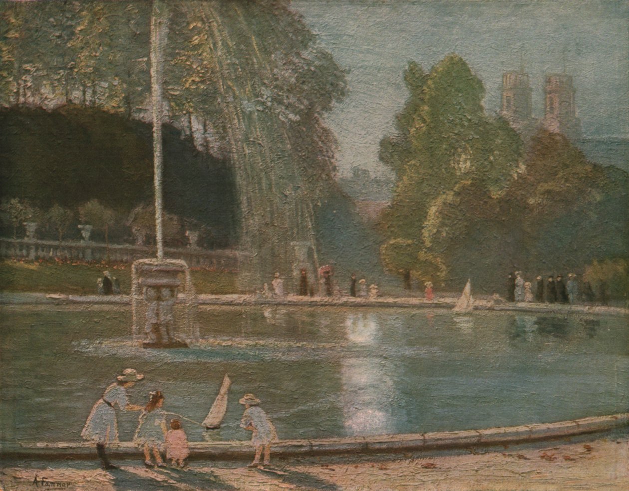 拉封丹（La Fontaine），19世纪末-20世纪初，c1930。 作者 艾丽丝·莫德·范纳