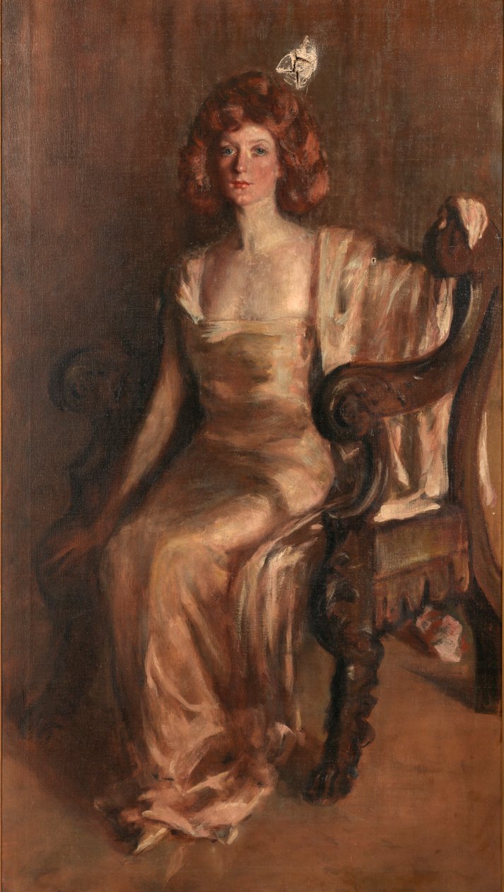 Evalina Palmer Sicilianos，约1911年。 作者 爱丽丝·派克·巴尼