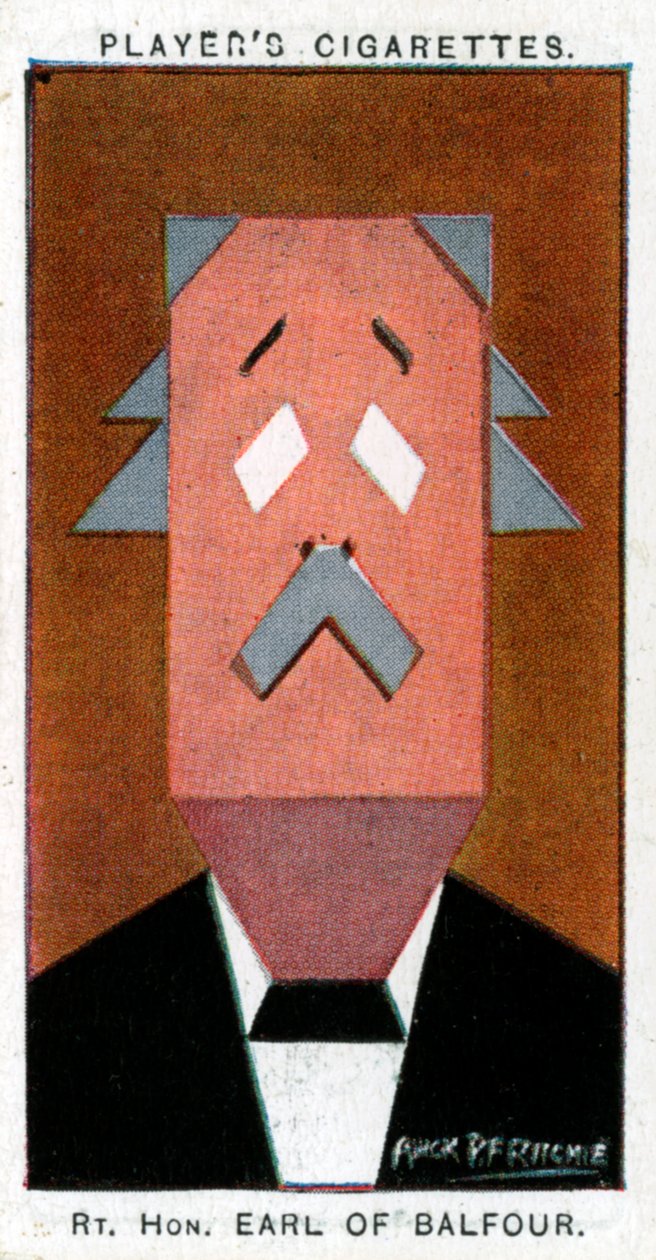 亚瑟·詹姆斯·巴尔弗（Arthur James Balfour），巴尔弗第一伯爵，1926年。 作者 阿里克·PF·里奇