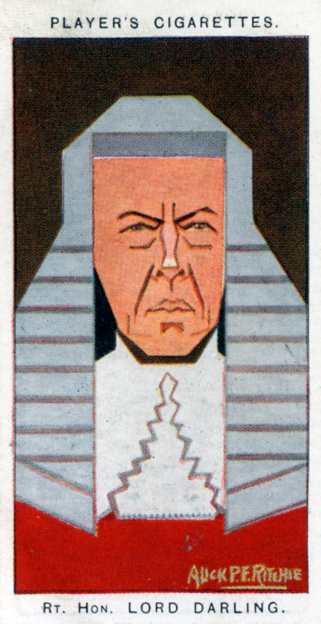 查尔斯·约翰·达令（Charles John Darling），第一任达令男爵，英国法官，1926年 作者 阿里克·PF·里奇