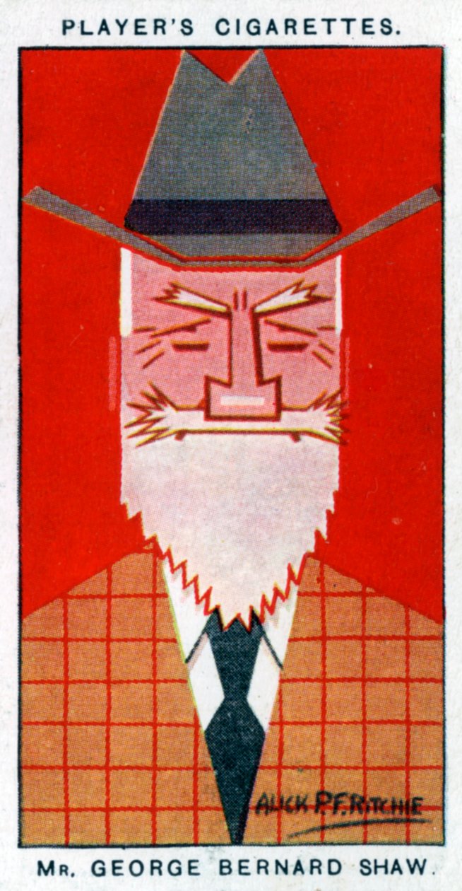 乔治·伯纳德·肖，爱尔兰剧作家，1926年。 作者 阿里克·PF·里奇
