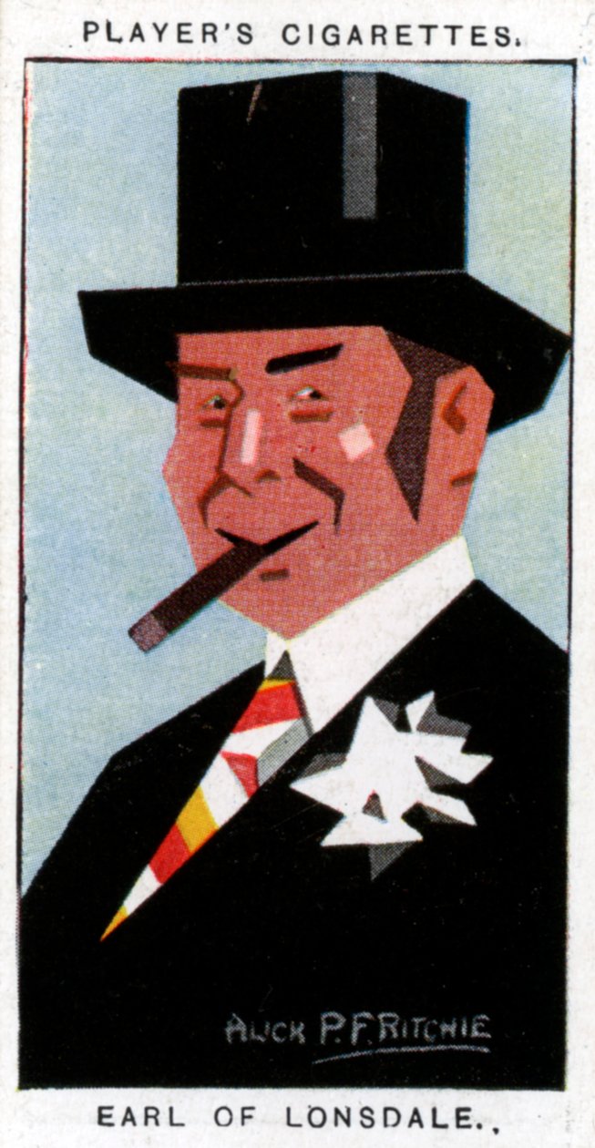 休·塞西尔·洛瑟（Hugh Cecil Lowther），英国运动员朗斯代尔第5伯爵，1926年。 作者 阿里克·PF·里奇
