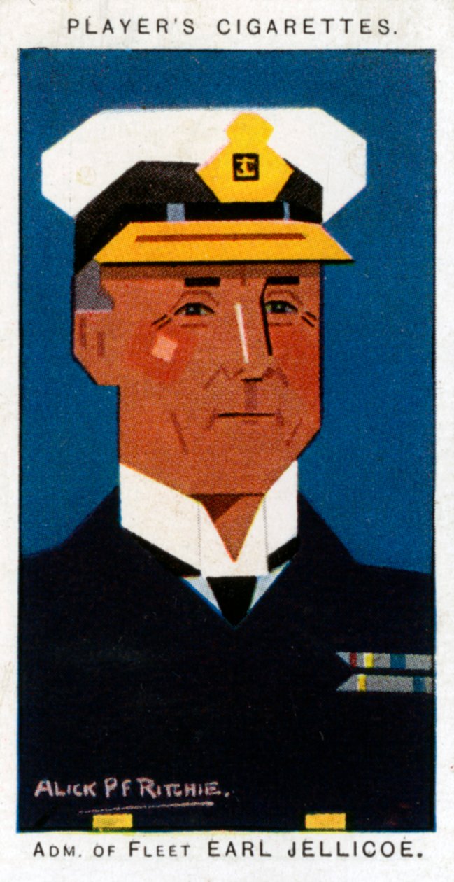 约翰·拉什沃思·杰利科（John Rushworth Jellicoe），英国海军上将第一任伯爵·杰利科，1926年。 作者 阿里克·PF·里奇