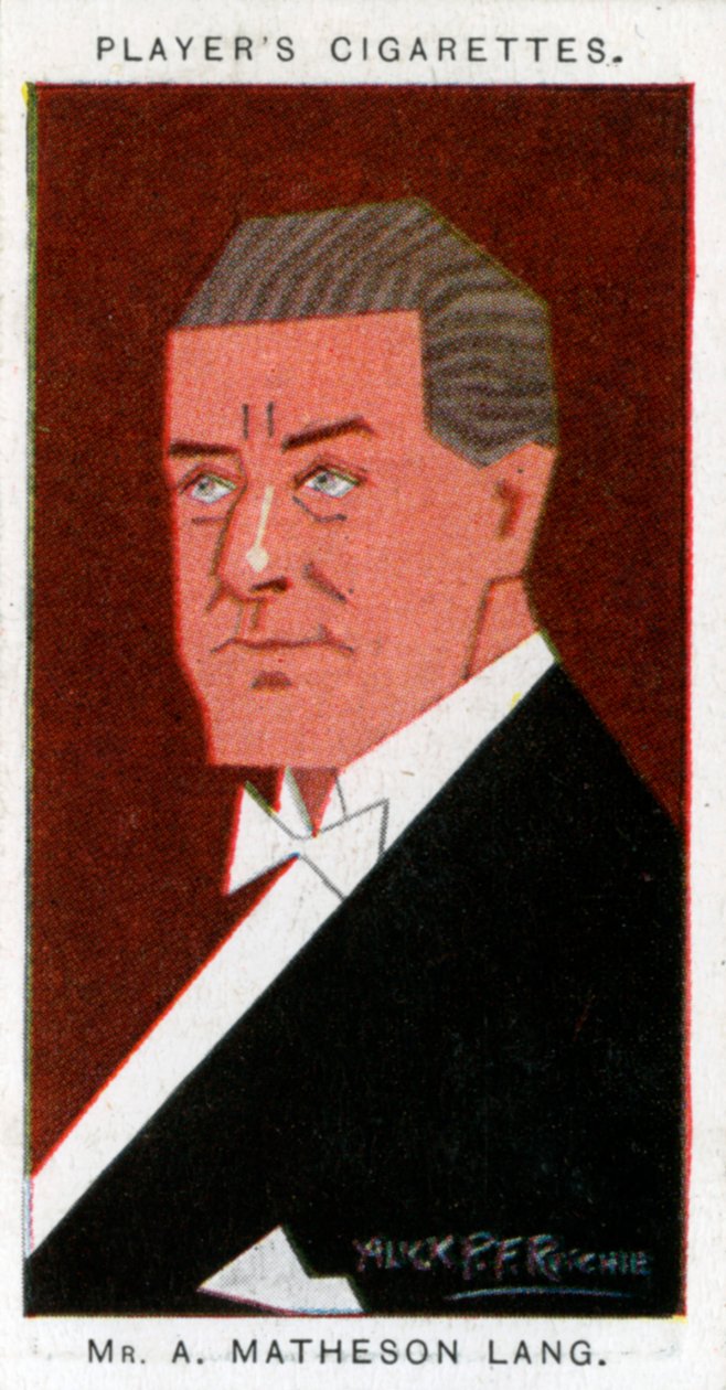 Matheson Lang，加拿大演员兼演员和戏剧家，1926年 作者 阿里克·PF·里奇