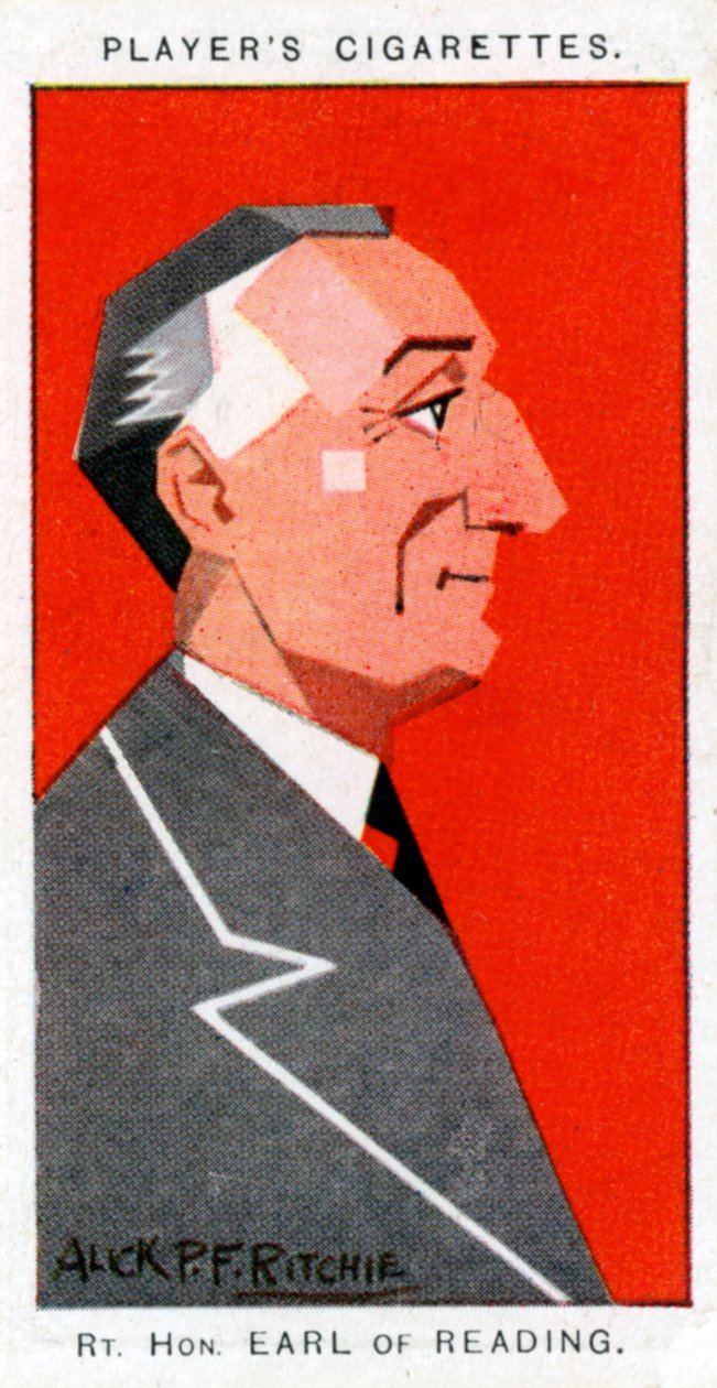 鲁弗斯·艾萨克斯（Rufus Isaacs），雷丁第一侯爵，首席大法官和外交官，1926年。 作者 阿里克·PF·里奇
