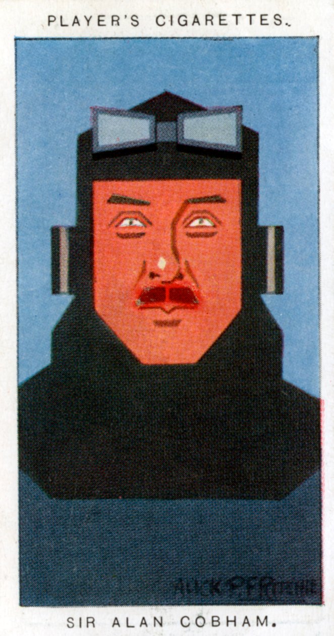英国先驱飞行员艾伦·科汉姆爵士，1926年 作者 阿里克·PF·里奇