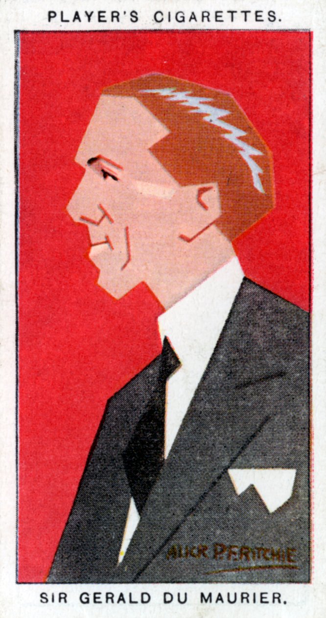 英国演员兼经理杰拉尔德·杜·毛里耶爵士（Sir Gerald du Maurier），1926年。 作者 阿里克·PF·里奇