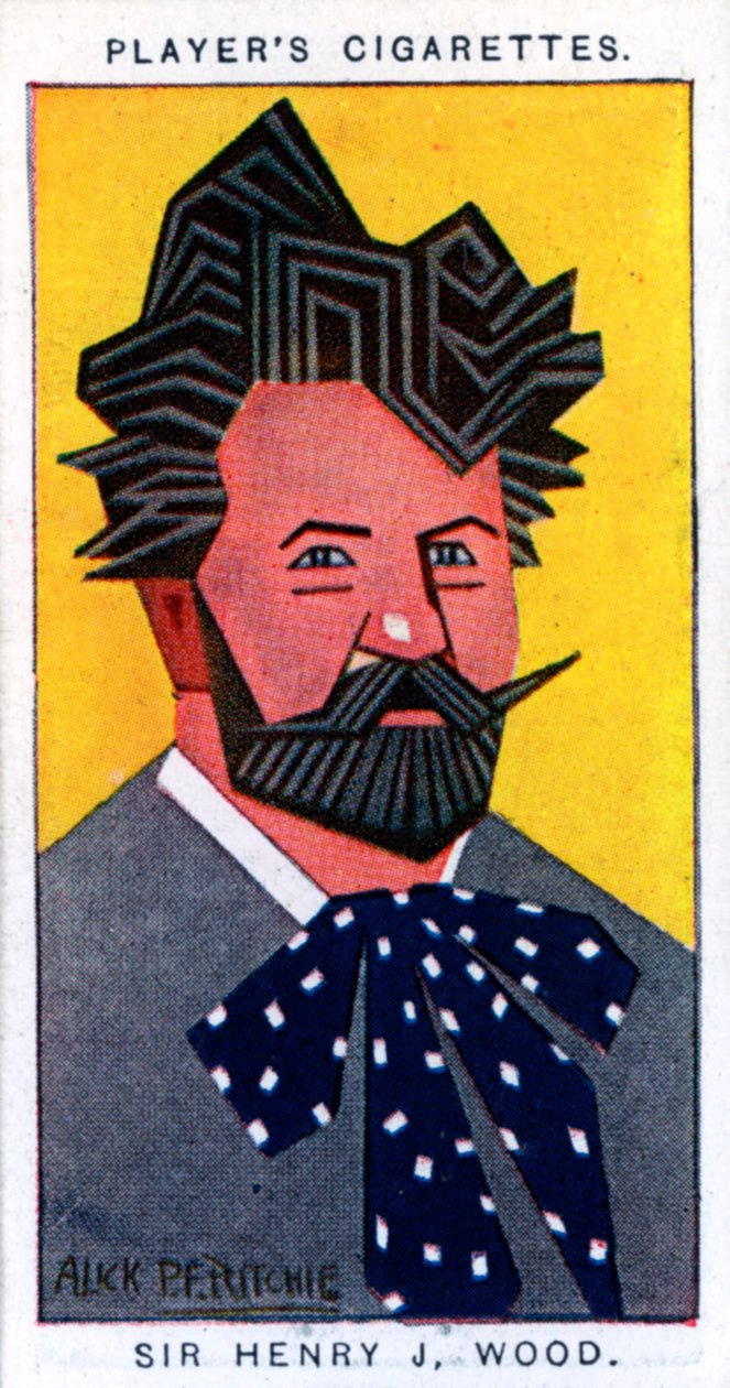 英国指挥家亨利·约瑟夫·伍德爵士，1926年。 作者 阿里克·PF·里奇
