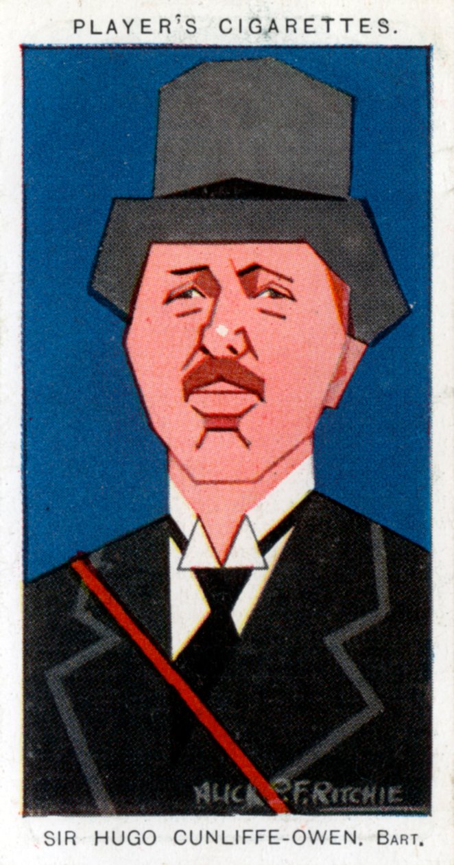 英国商人Hugo Cunliffe-Owen爵士，1926年。 作者 阿里克·PF·里奇