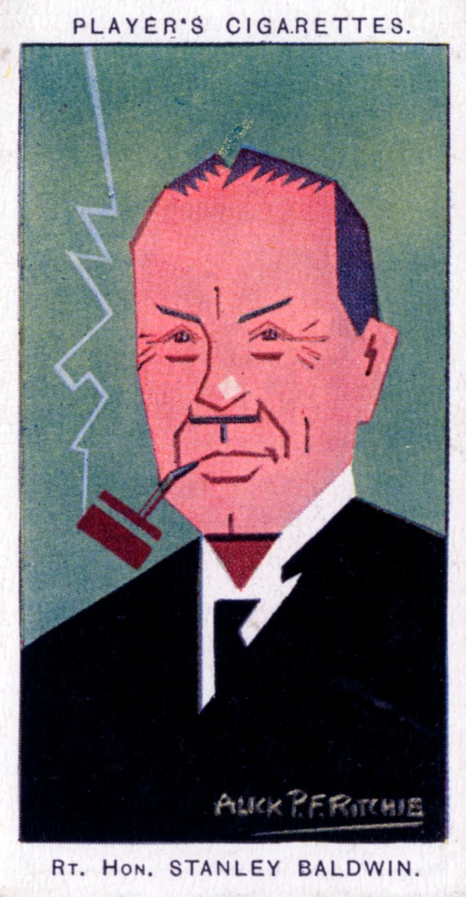 斯坦利·鲍德温（Stanley Baldwin），第一任伯爵，英国总理，1926年。 作者 阿里克·PF·里奇