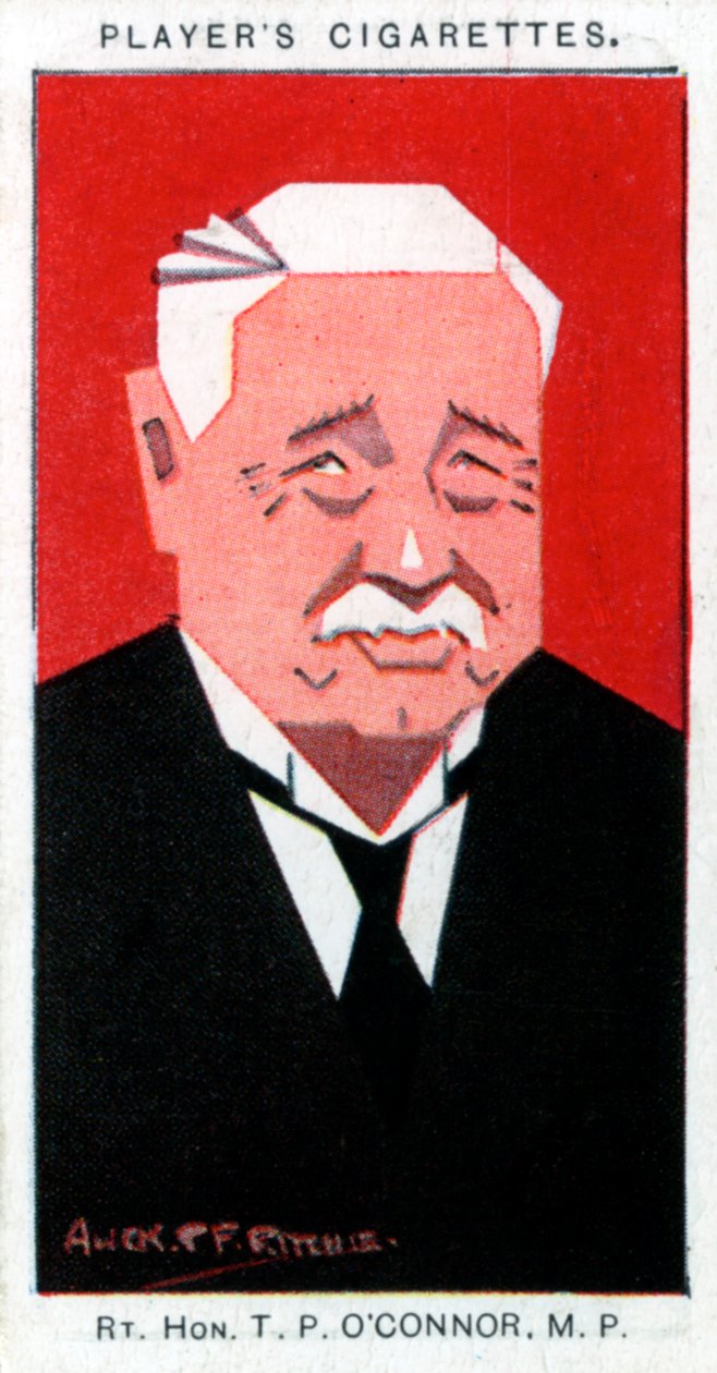 托马斯·功率·奥康纳（Thomas Power OConnor），爱尔兰新闻工作者和政治家，1926年。 作者 阿里克·PF·里奇