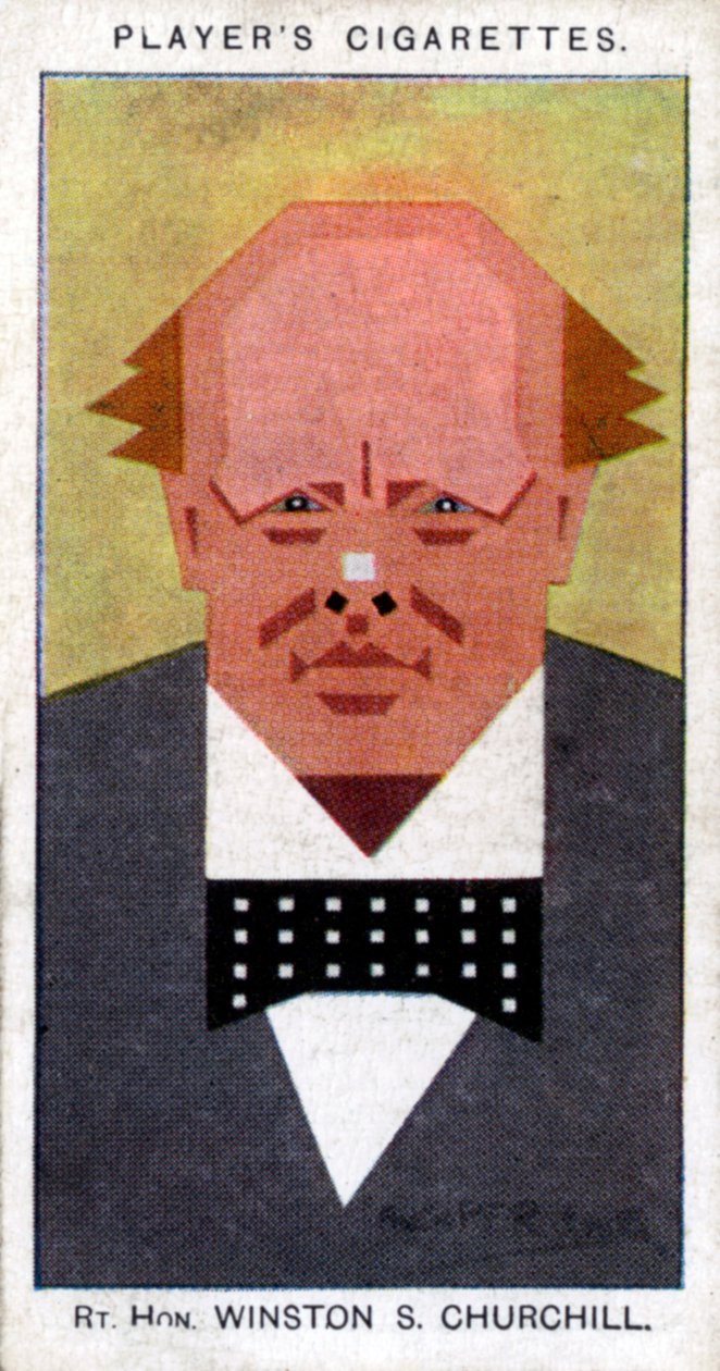 温斯顿·丘吉尔（Winston Churchill），英国首相，1926年 作者 阿里克·PF·里奇