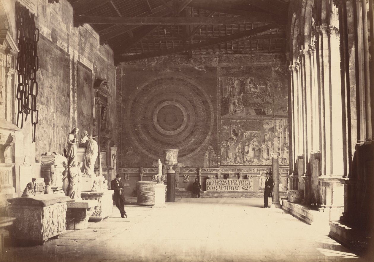 Pise: Corridore del Camposanto, c. 1870. 作者 阿利纳里