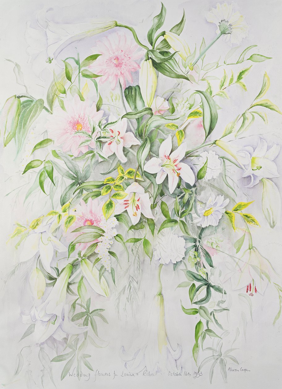 路易莎和罗伯特的婚礼鲜花，1993年（另见72715） 作者 艾莉森·库珀
