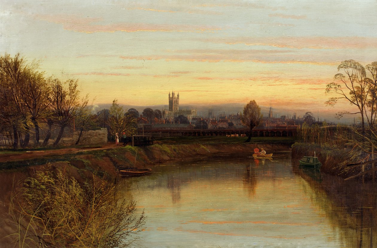 来自Severnside Farm的Gloucester，c.1910 作者 阿拉姆