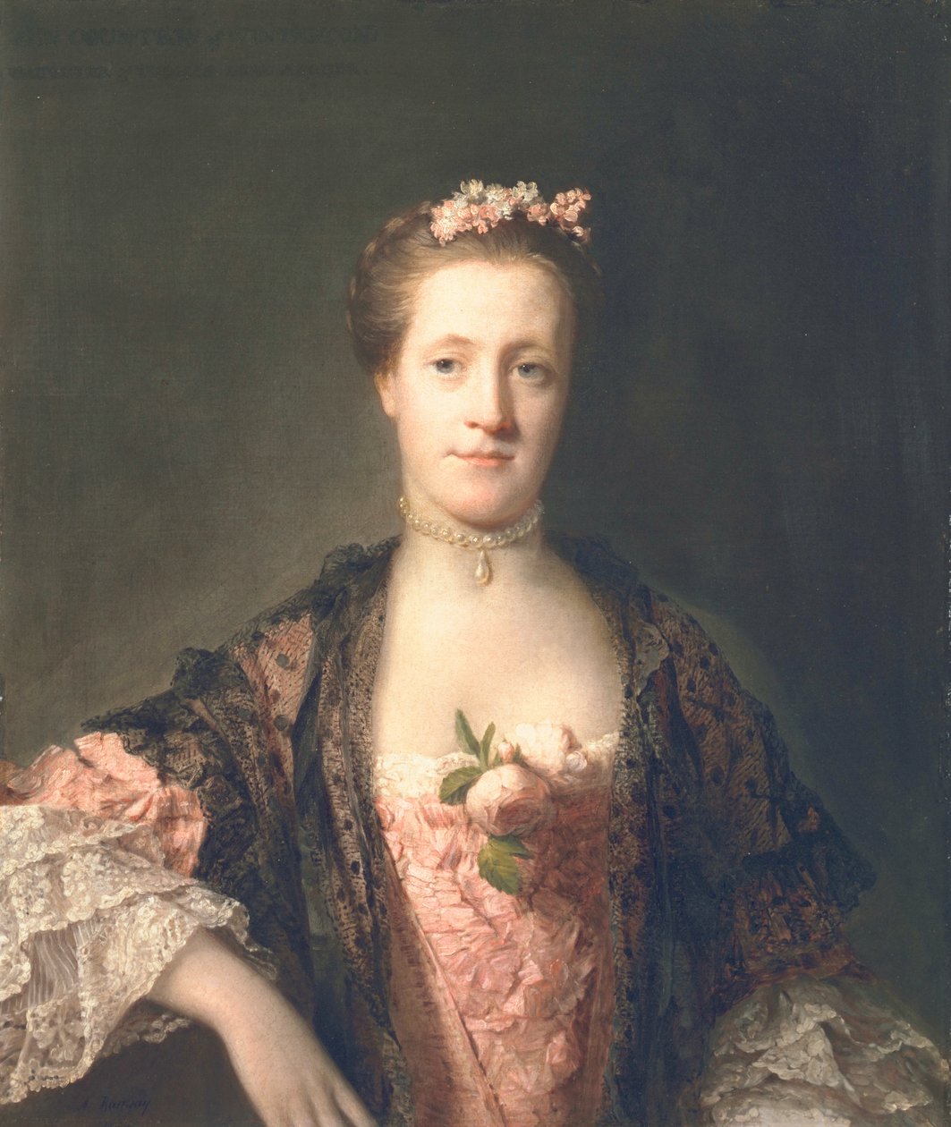 Anne Garth-Turnour，男爵夫人温特顿，1762年 作者 艾伦·拉姆齐