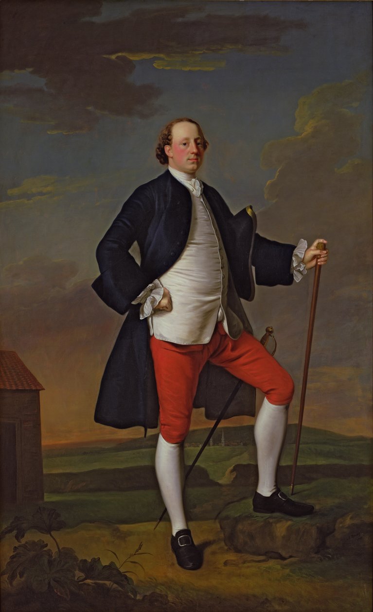 John Manners，格兰比侯爵，1745年 作者 艾伦·拉姆齐