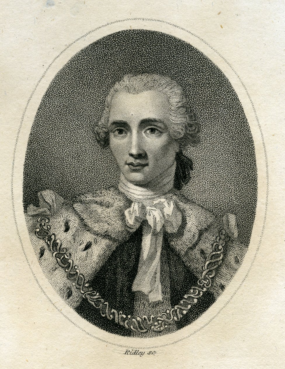 约翰斯图尔特，弼的第三伯爵，由William Ridley（1764-1838）雕刻，1895年 作者 艾伦·拉姆齐