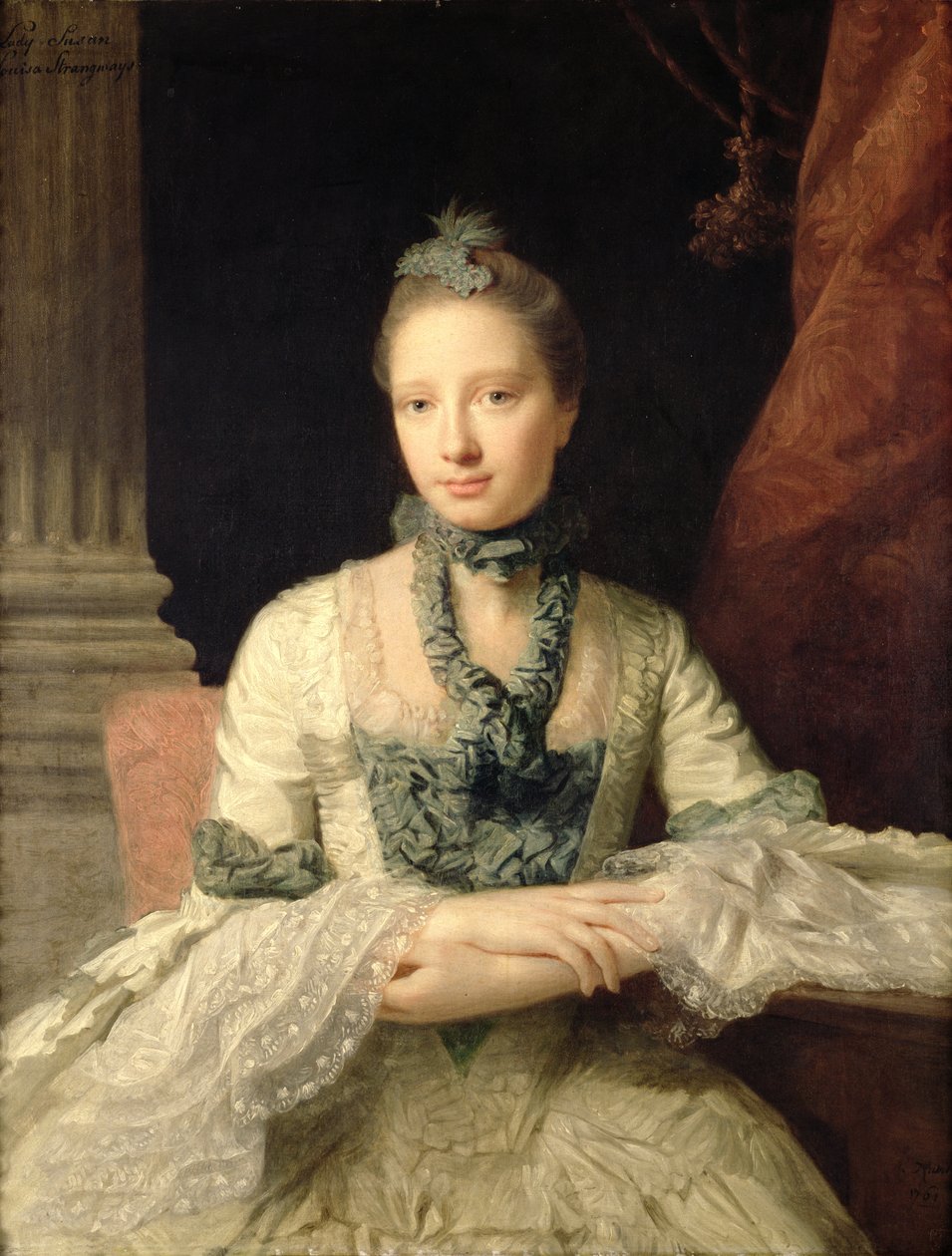 Lady Susan Fox-Strangways，1761年 作者 艾伦·拉姆齐