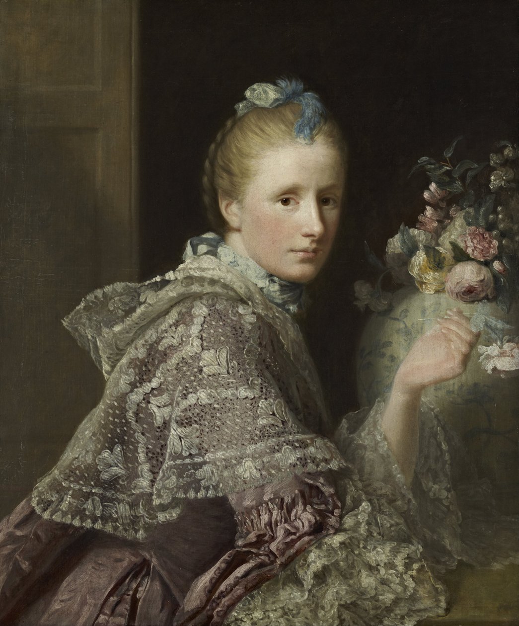 艺术家的妻子 -  Evelick的玛格丽特林赛，1726年至1782年 作者 艾伦·拉姆齐