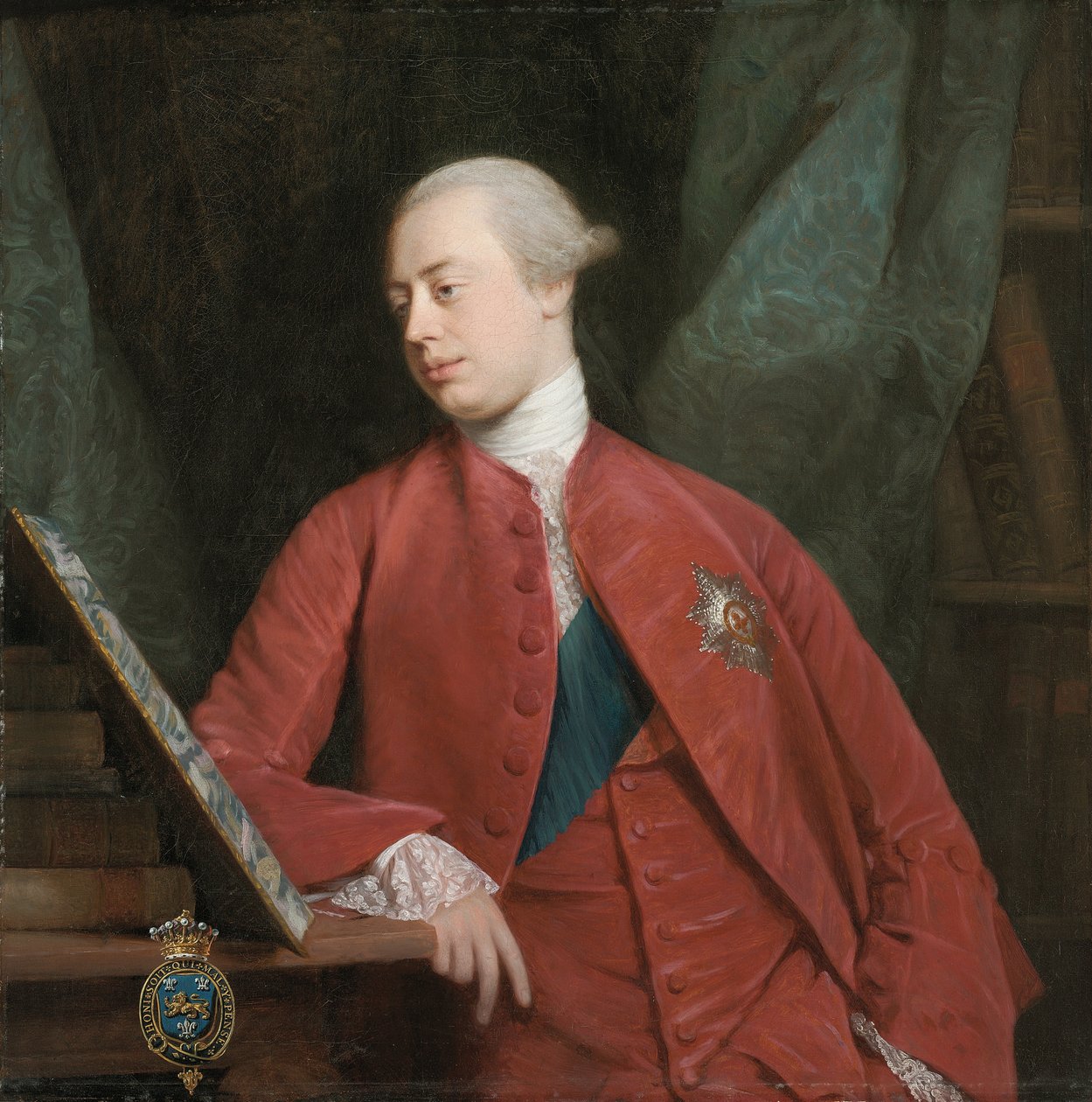 弗雷德里克（Frederick）的肖像，北公斤勋爵（Lord North KG），后来吉尔福德（Guildford）第二伯爵 作者 艾伦·拉姆齐