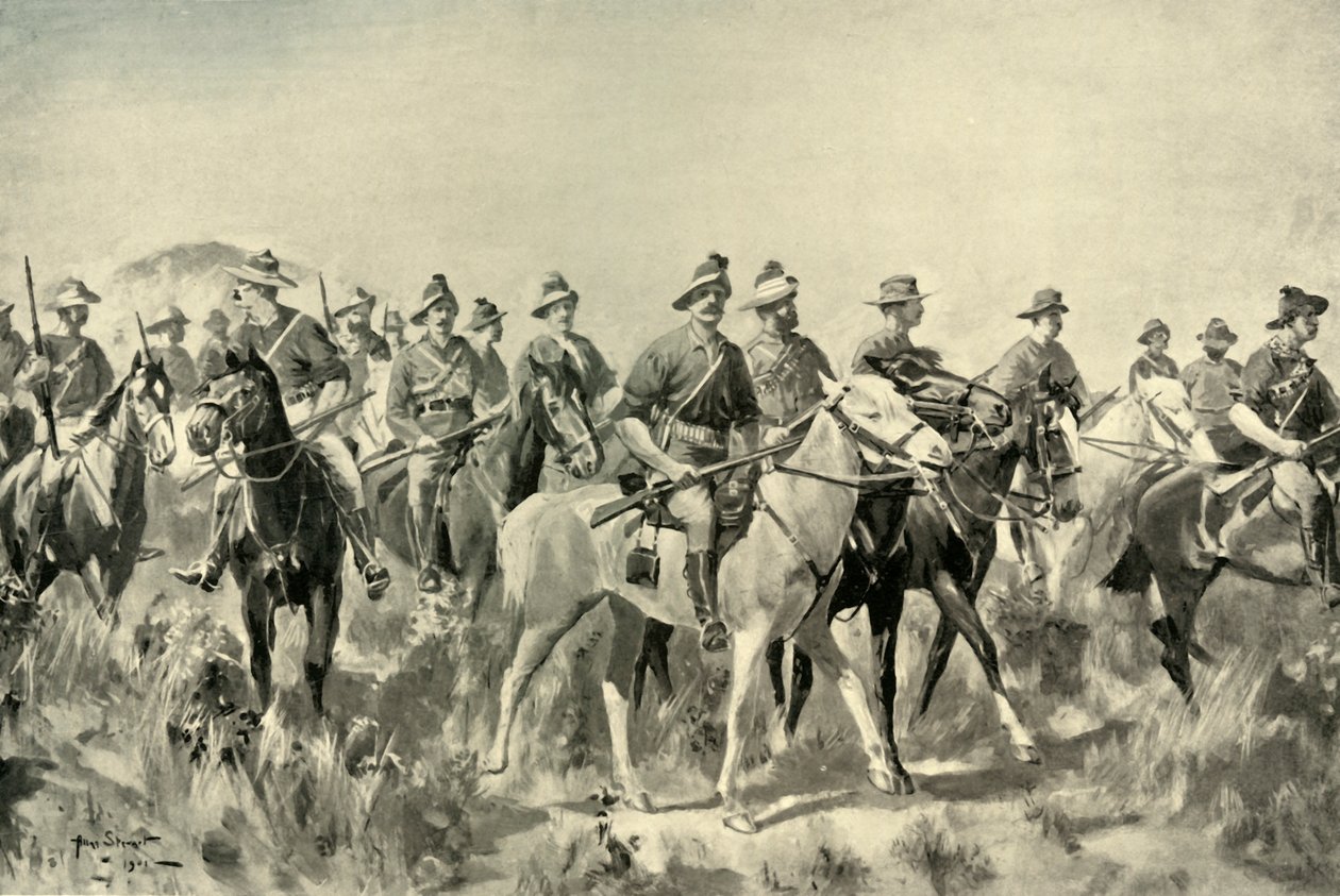 澳大利亚布什曼人在游行》，1901年。 作者 艾伦·斯图尔特