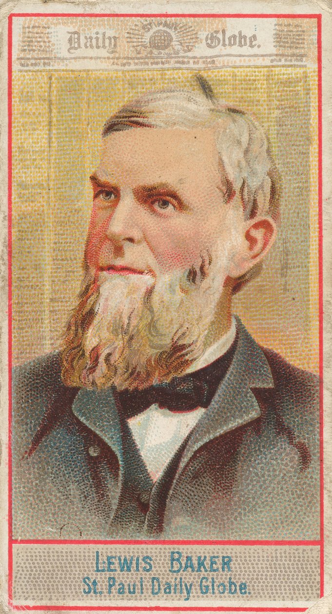 刘易斯·贝克（Lewis Baker），《圣保罗日报》（St. Paul Daily Globe），出自美国编辑《 N1为艾伦和金特...（N1）》，1887年。 作者 大家