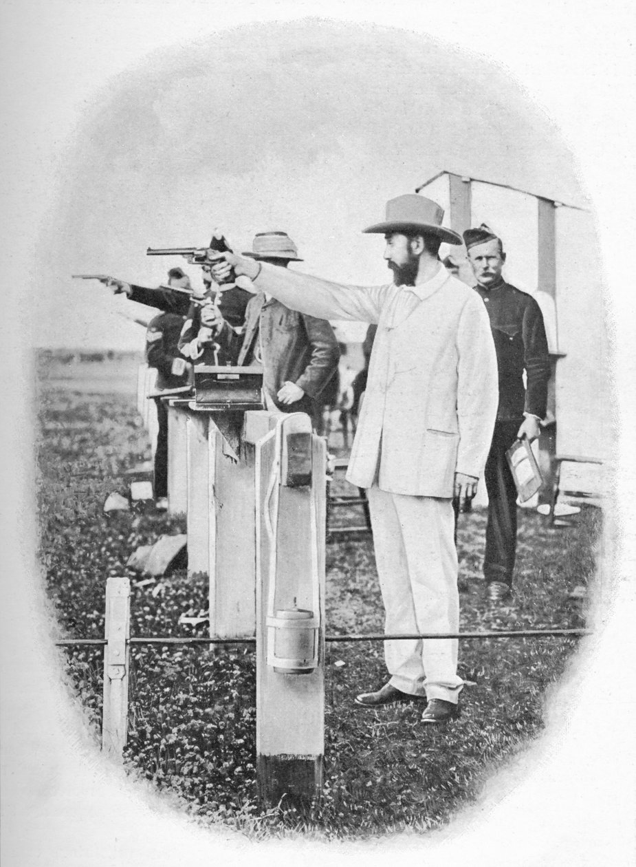 温南斯先生在比斯利射击，1903年摄于1903年 作者 艾伦·黑斯廷斯·弗莱