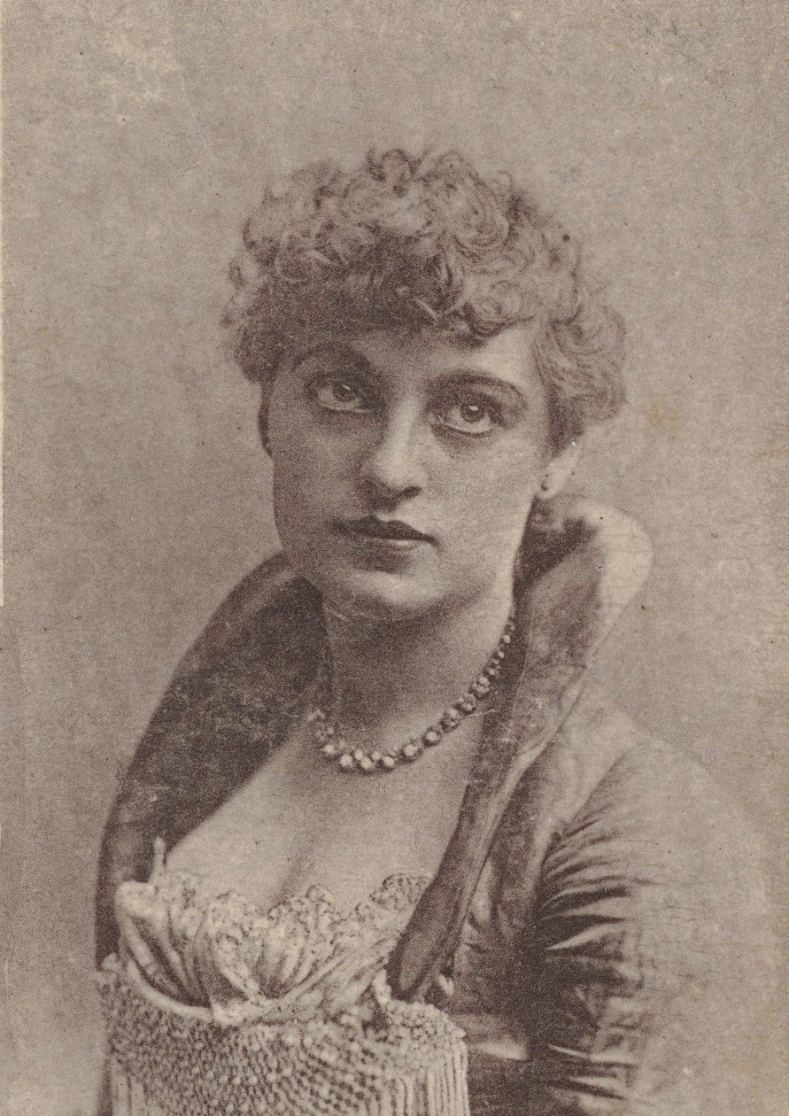 Charlotte Tittell，来自女演员系列N67，宣传Virginia Brights Cigarett...，约1888年。 作者 艾伦和金特