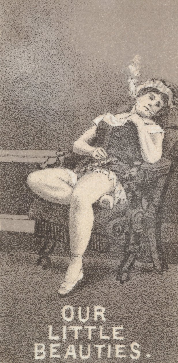 来自女演员系列N57，为Allen & Ginte宣传我们的小美女香烟...，1890年。 作者 艾伦和金特