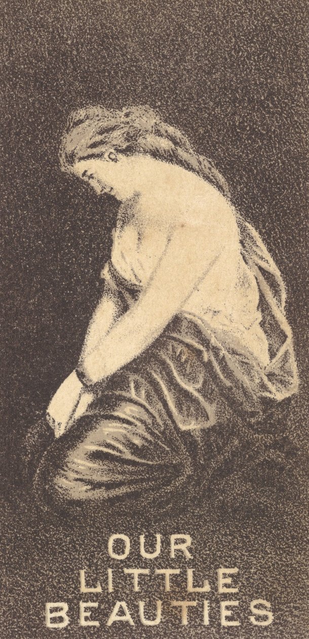 来自女演员系列N57，为Allen & Ginte宣传我们的小美女香烟...，1890年。 作者 艾伦和金特