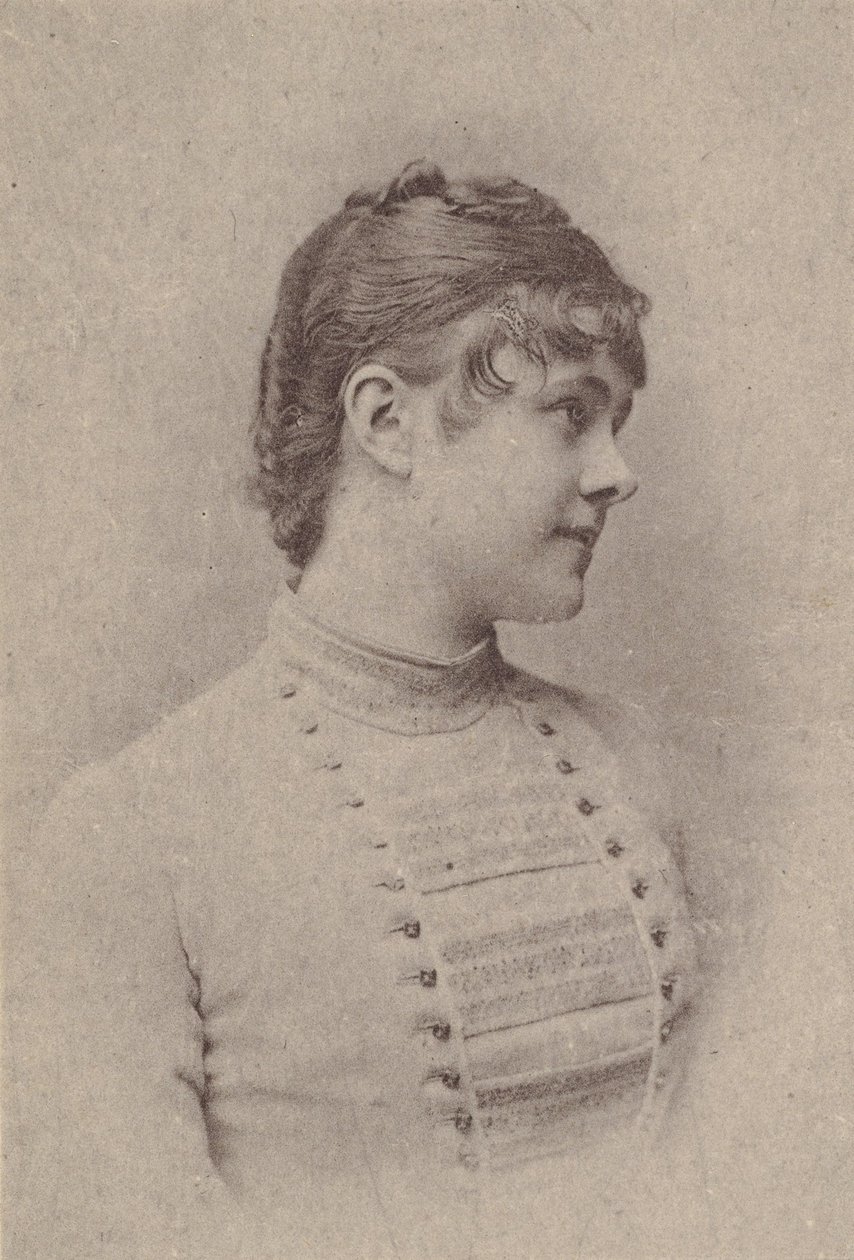 Lili Rupp，来自女演员系列N67，宣传Virginia Brights Cigarettes for A...，约1888年。 作者 艾伦和金特