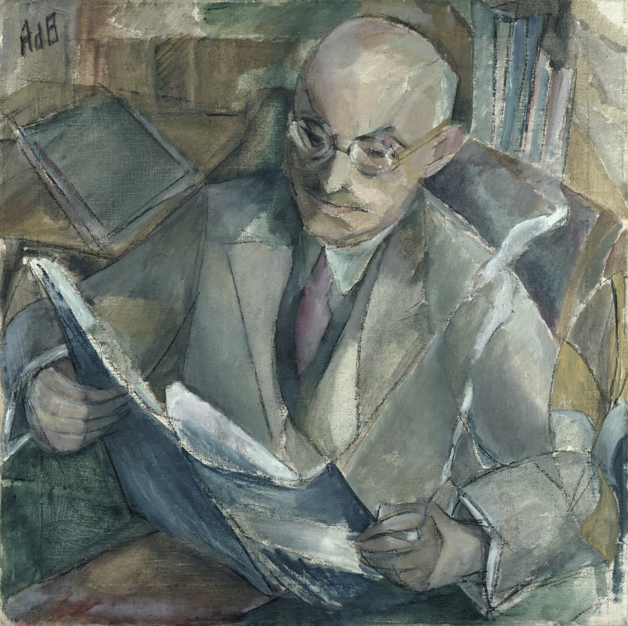 Georg Wendemuth博士的肖像（1860-1929） 作者 阿尔玛德尔银行
