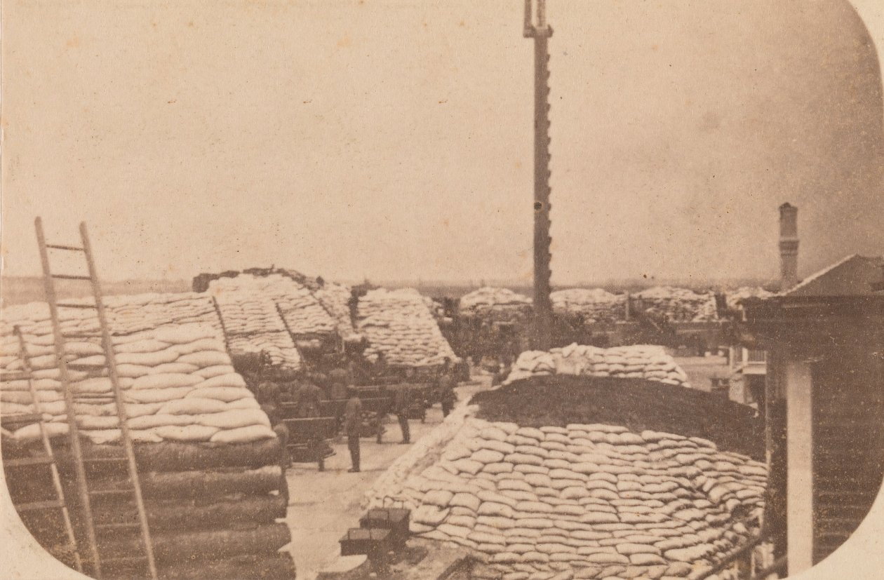 萨姆特堡的撤离，1861年4月，1861年4月。 作者 阿尔玛 A.佩洛特。
