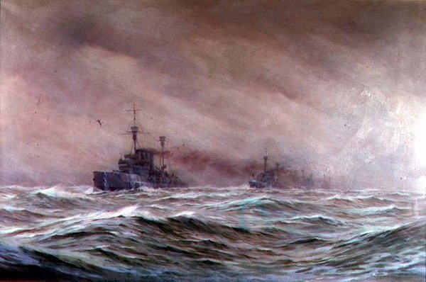 第二巡洋舰中队，北海1914-16年 作者 阿尔玛·克劳德·伯顿·卡尔