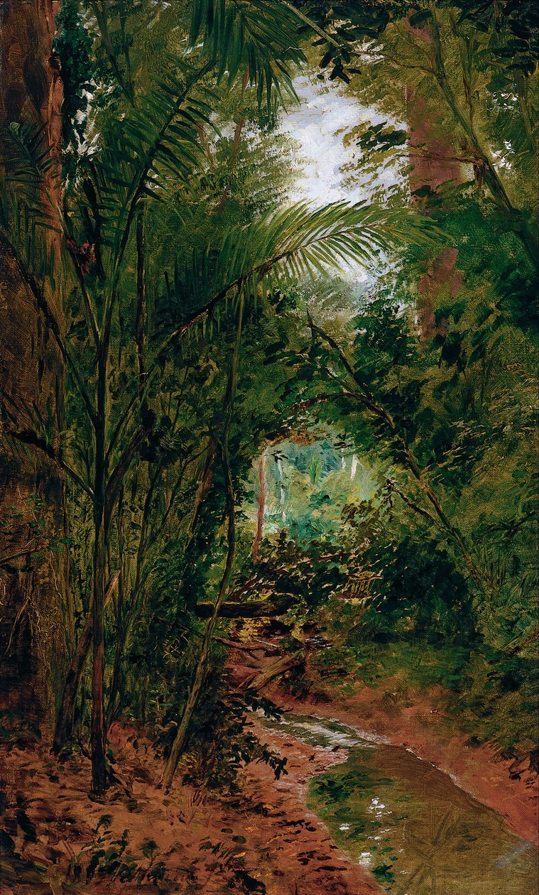 在Rio das Pedras的风景 作者 阿尔梅达（AlmeidaJúnior）