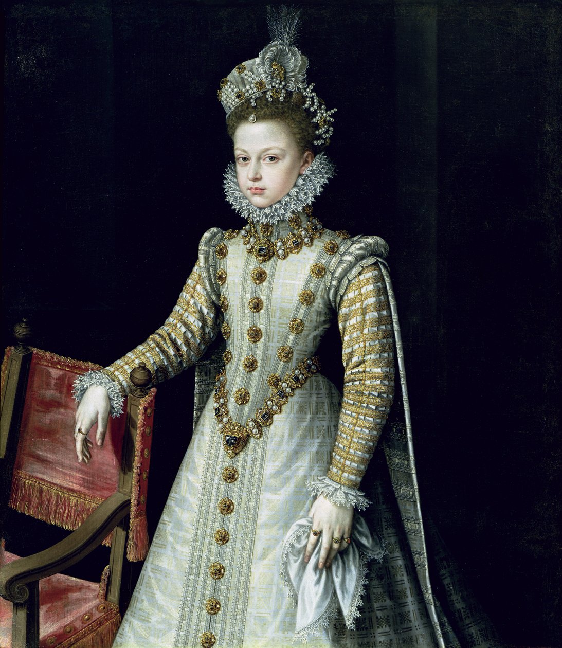 Infanta Isabel Clara Eugenie（1566-1633）1579 作者 阿隆索·桑切斯·科洛