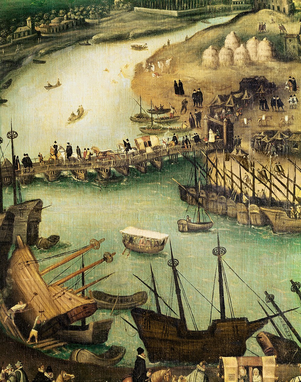 塞维利亚港，1590年（详情） 作者 阿隆索·桑切斯·科洛