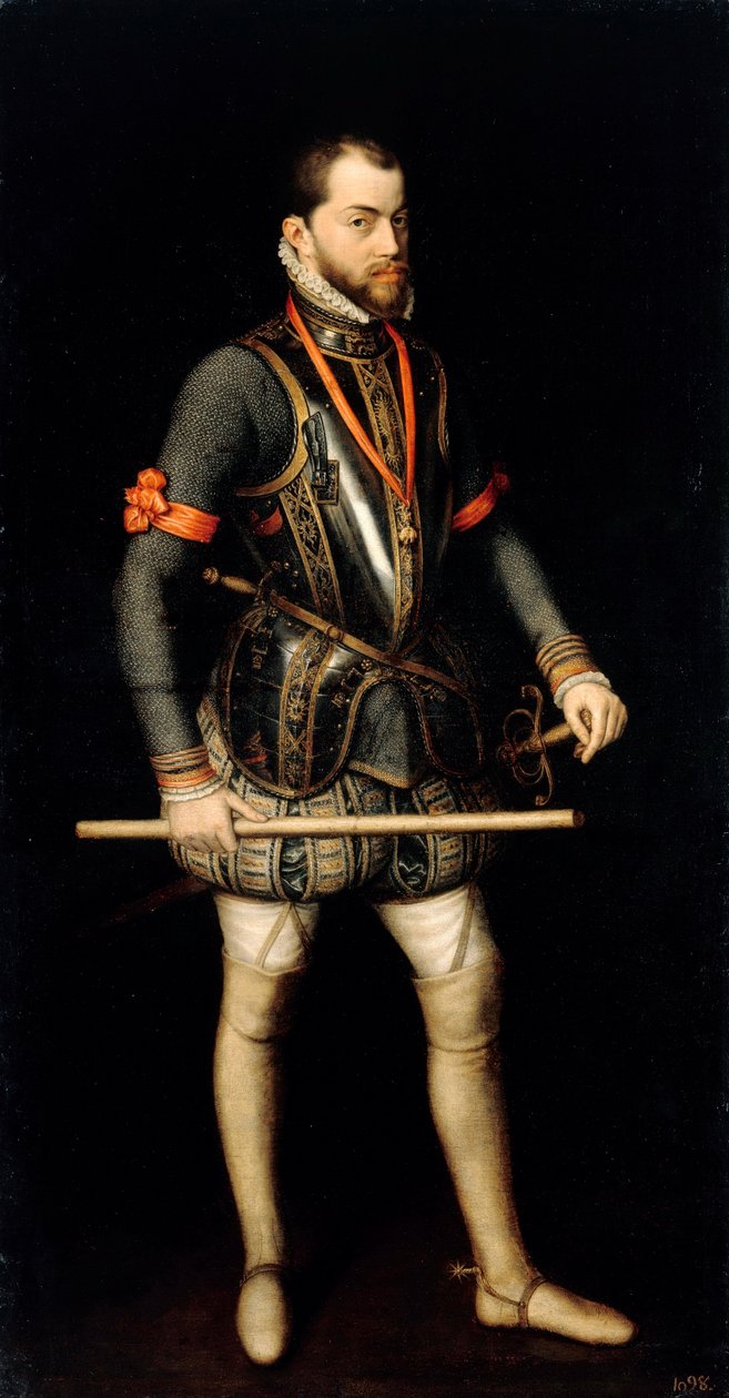 "腓力二世(1527-1598)西班牙国王的肖像》(Portrait de Philippe II (1527-1598), roi d