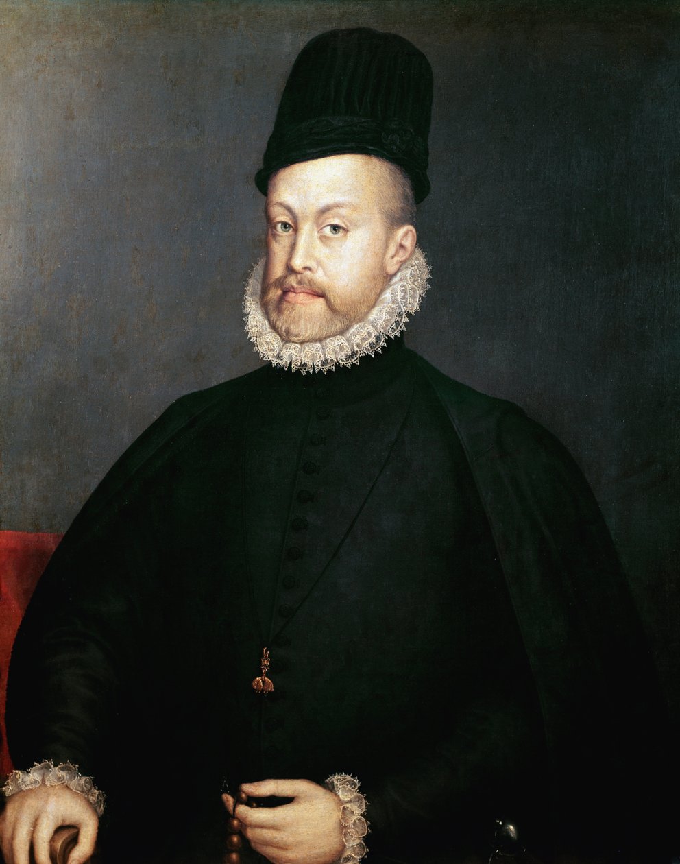 Portrait of Philip II, King of Spain (painting, c.1580) 作者 阿隆索·桑切斯·科洛