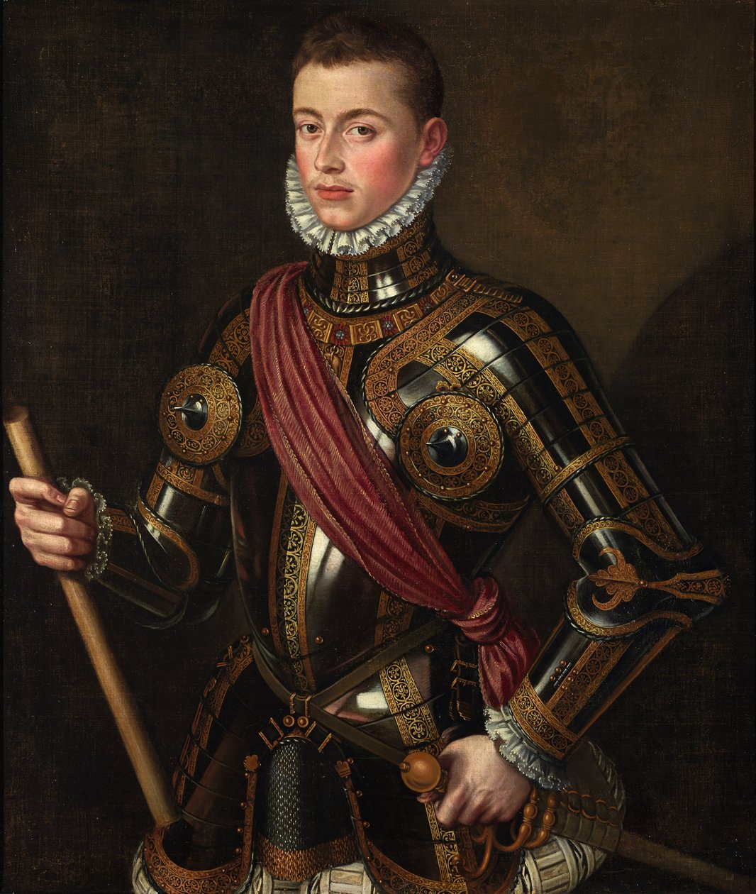 西班牙语  Don Juan de Austria armado 武装的奥地利唐璜 作者 阿隆索·桑切斯·科洛