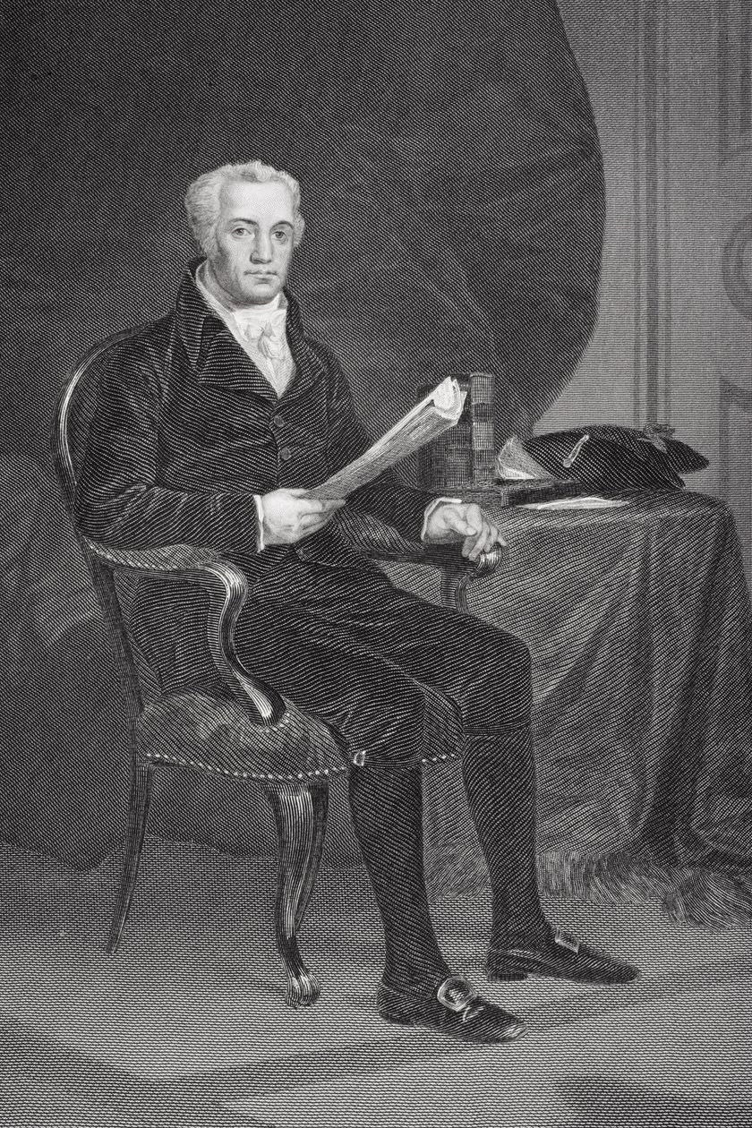 Joel Barlow的肖像（1754-1812） 作者 阿隆佐·查佩尔