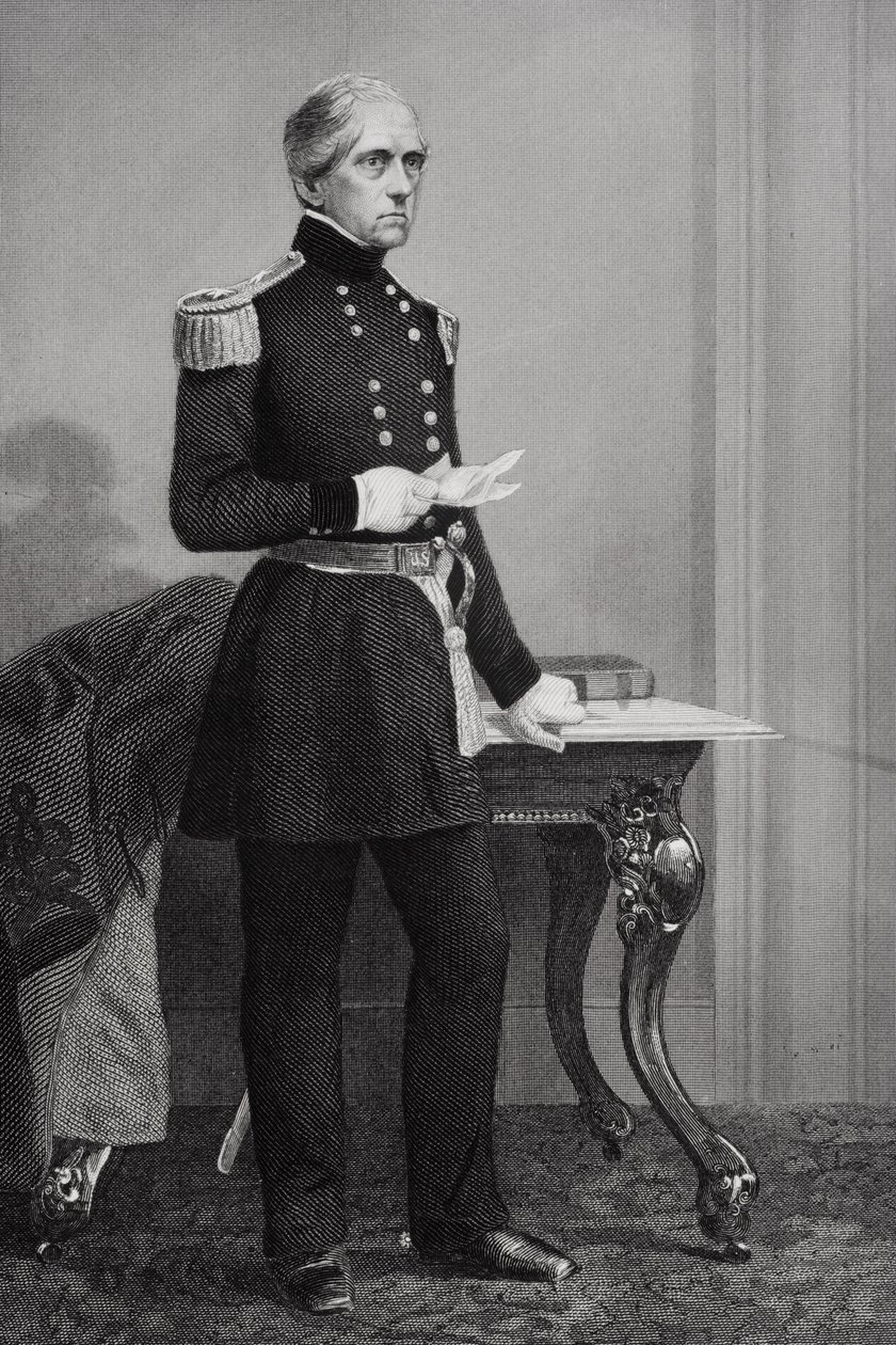 约翰埃利斯羊毛的肖像（1784-1869） 作者 阿隆佐·查佩尔